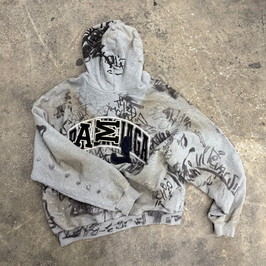 Balenciaga Grey ‘Graffiti’ Zipup