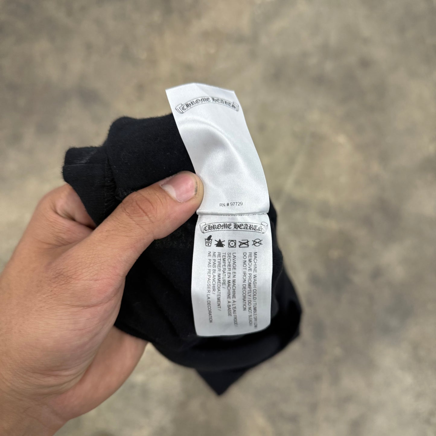 Chrome Hearts Scroll Neck tee