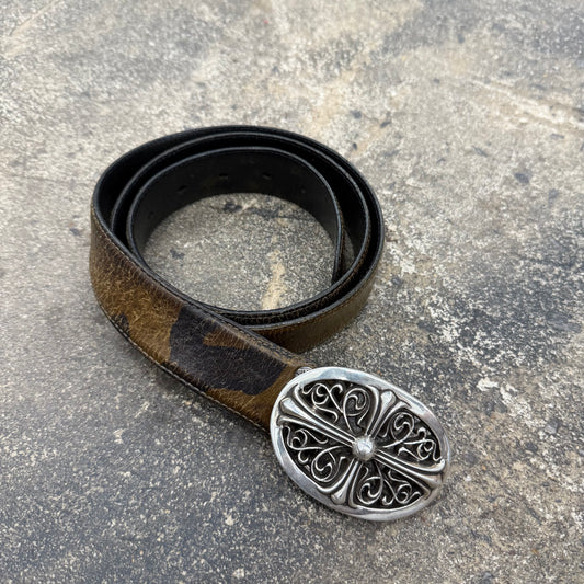 Chrome Hearts Camoflauge Oval Cross Belt