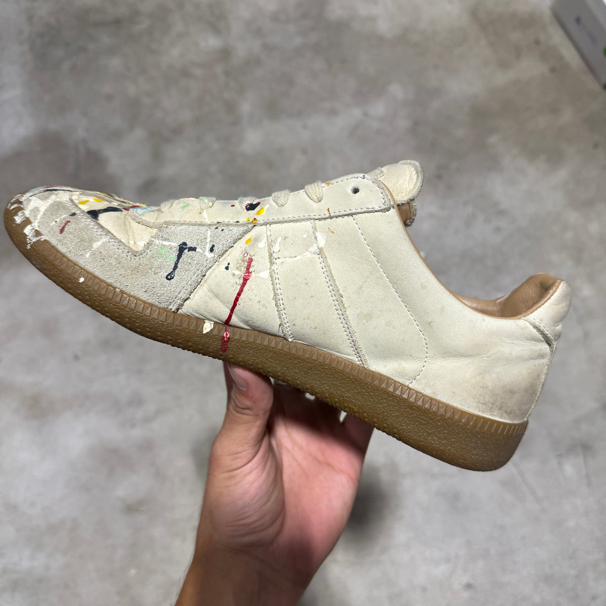 Maison Margiela ‘Beige’ Splatter Paint