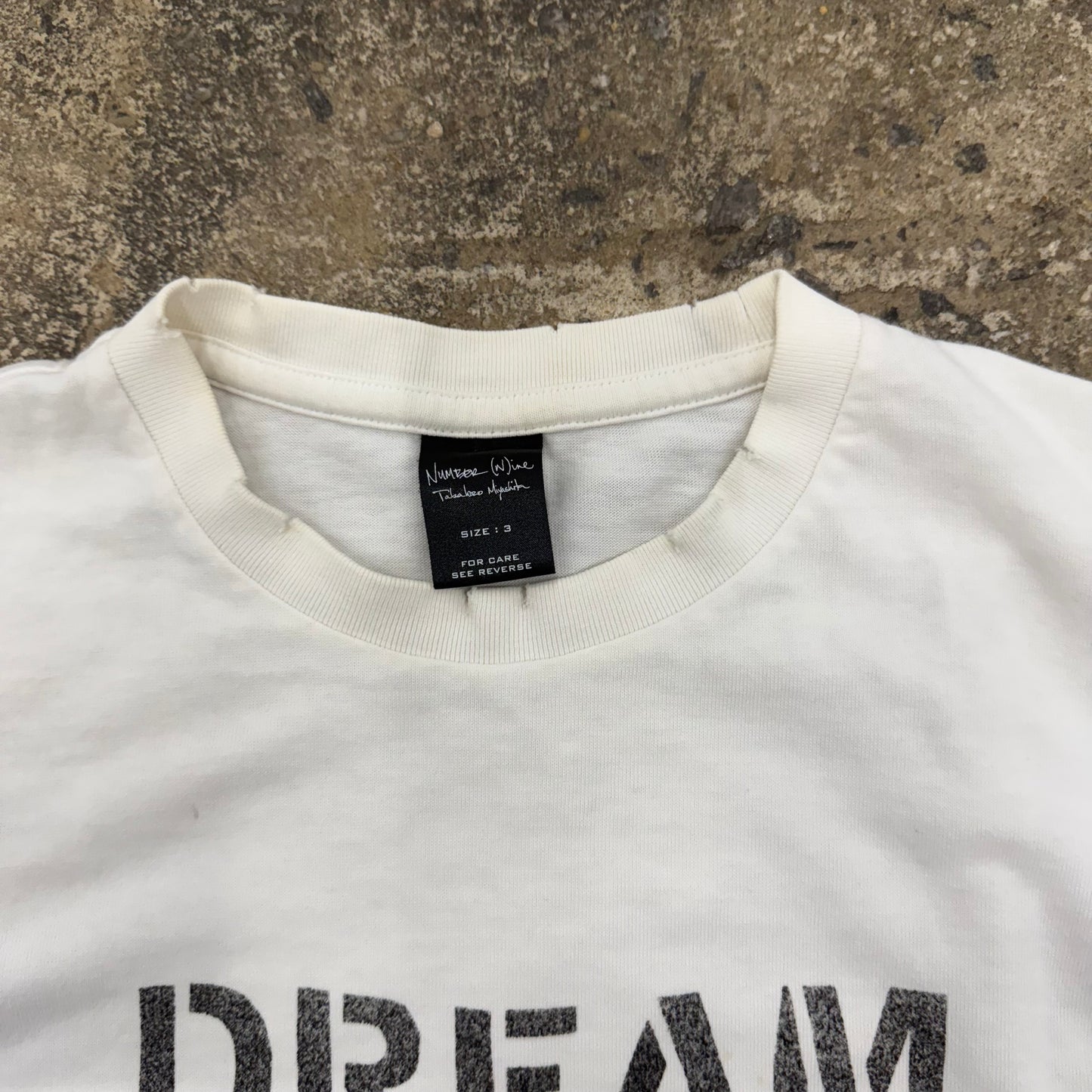 Number (N)ine SS04 Dream Baby Dream tee