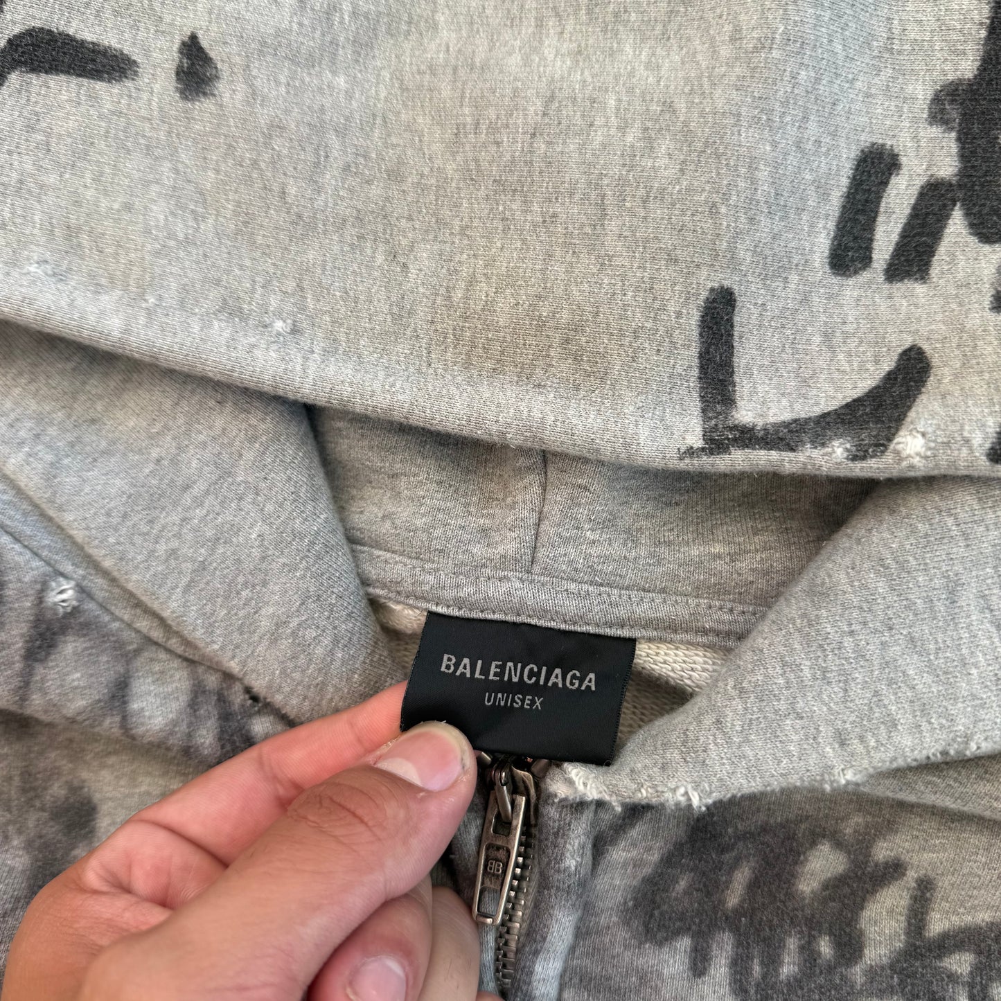 Balenciaga Graffiti Zipup