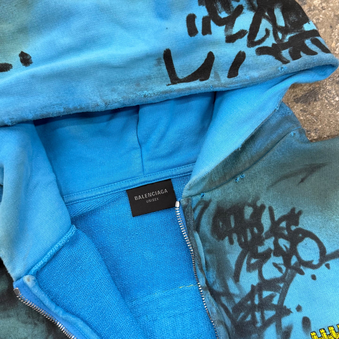 Balenciaga Graffiti Zipup