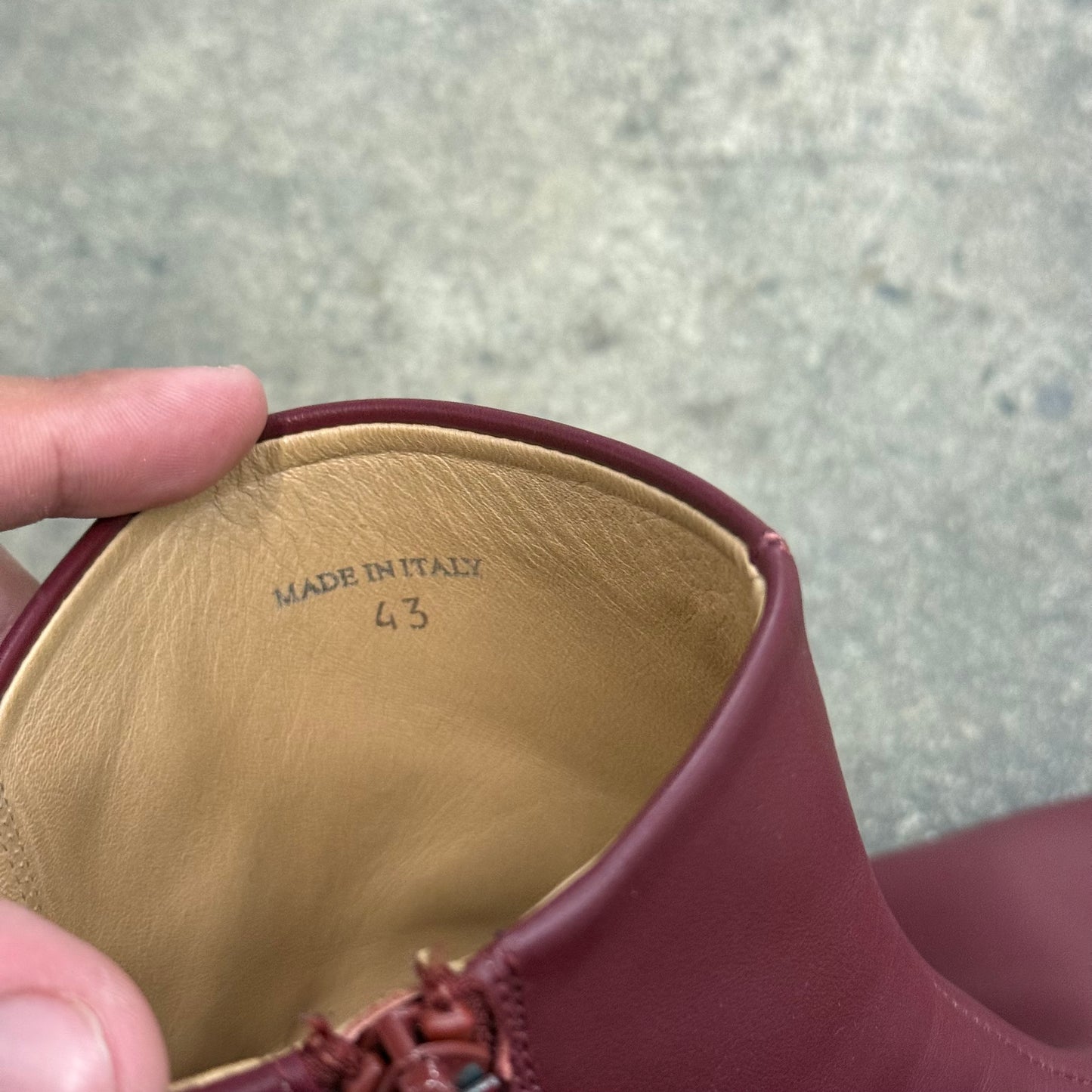 Maison Margiela Red Tabi Boots