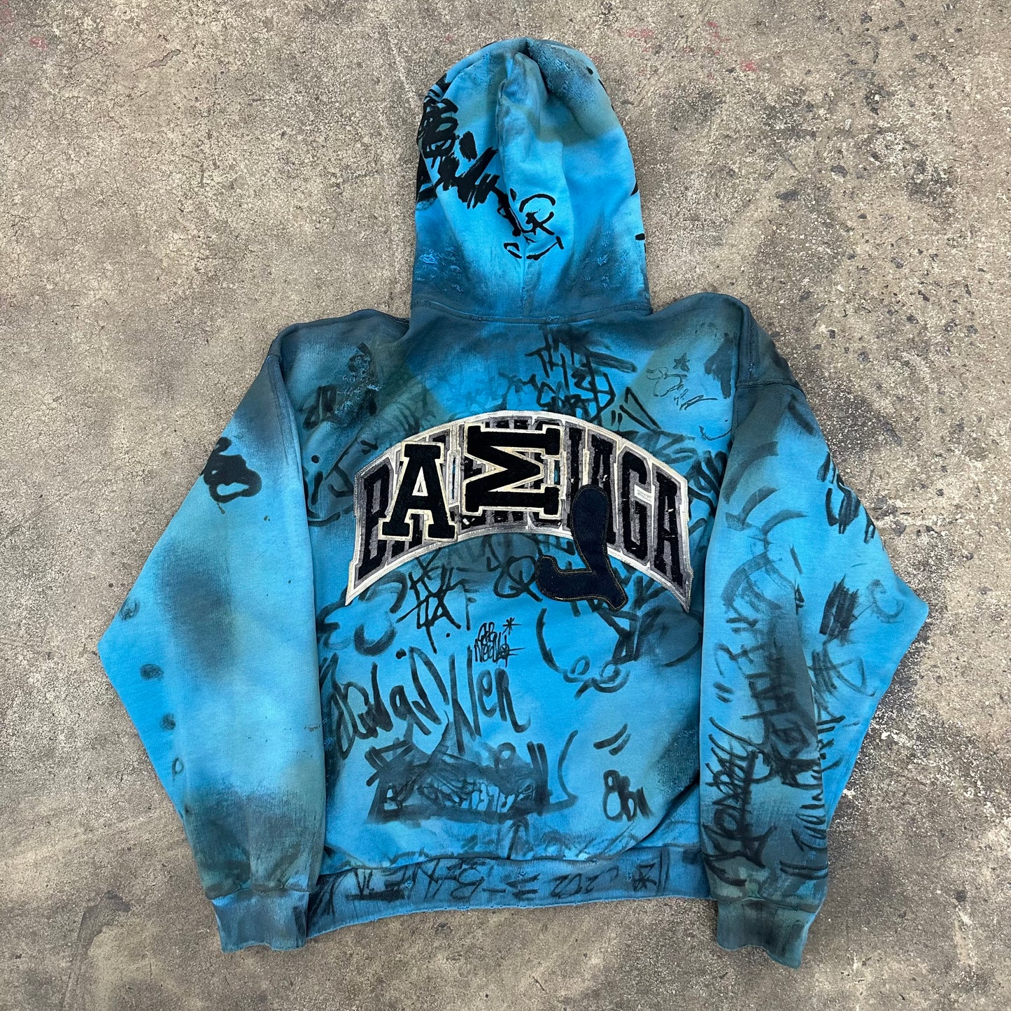 BALENCIAGA Skater Graffiti Zipup