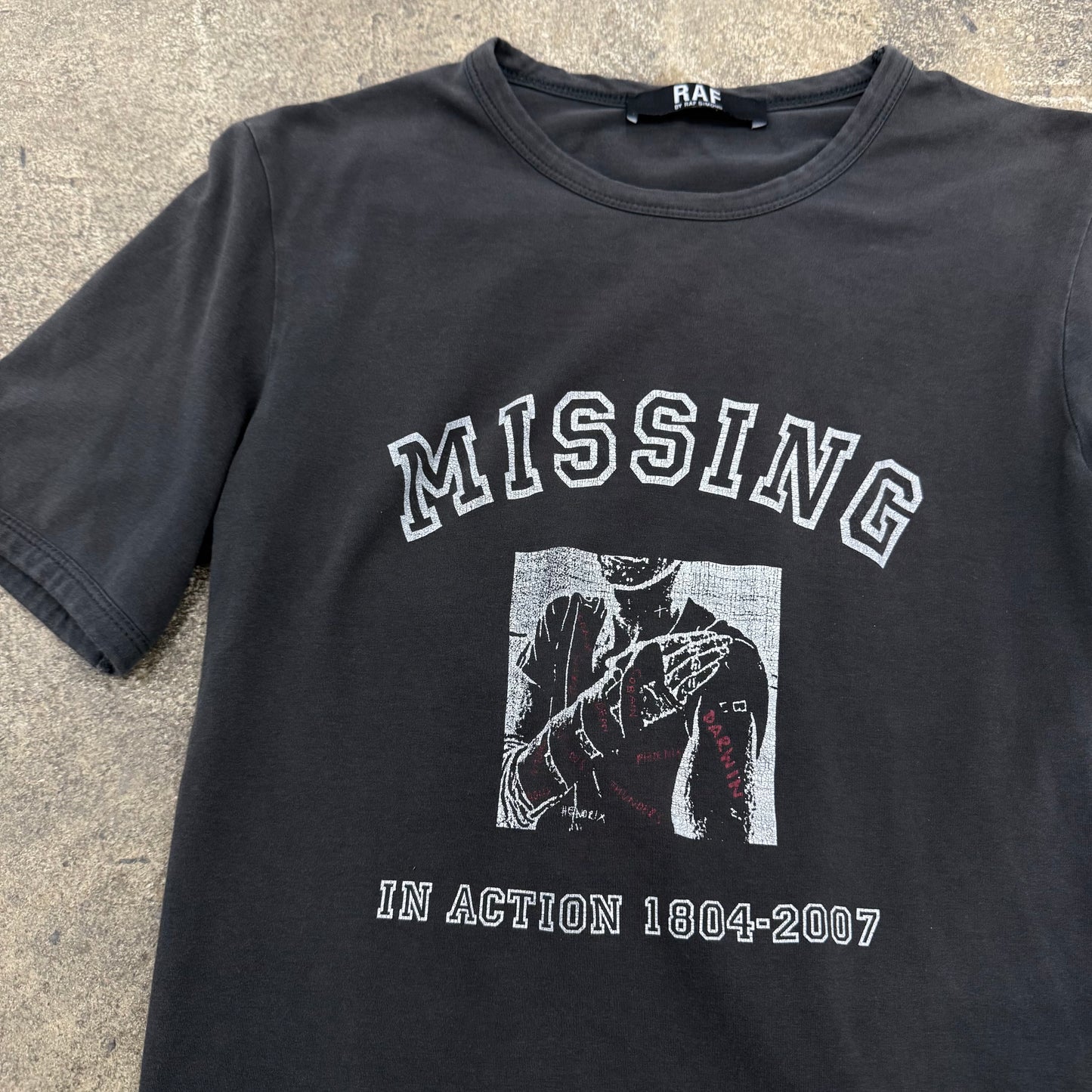 RAF Simon’s SS07 Missing in Action  tee