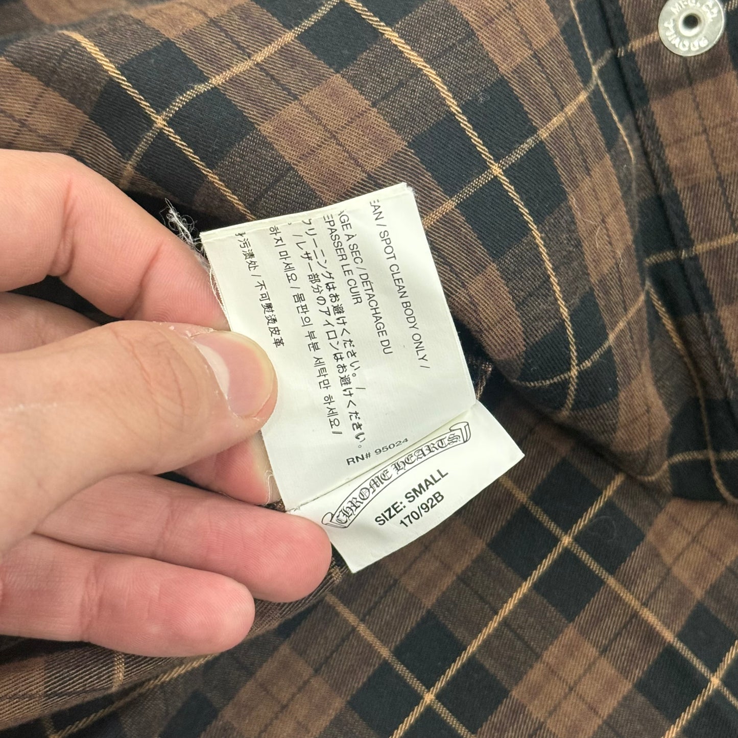 Chrome Hearts Lambskin Flannel