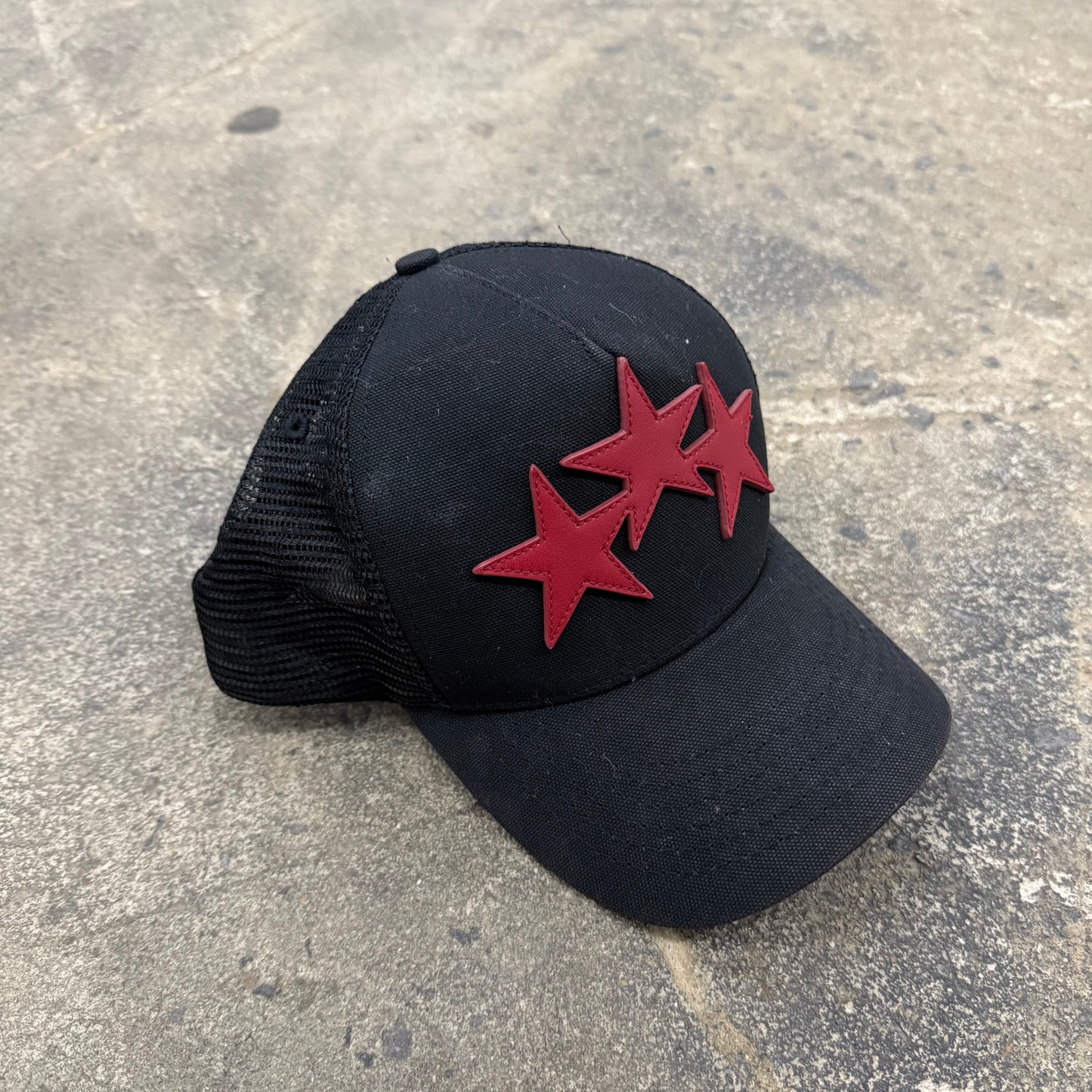 Amiri Star Trucker hat