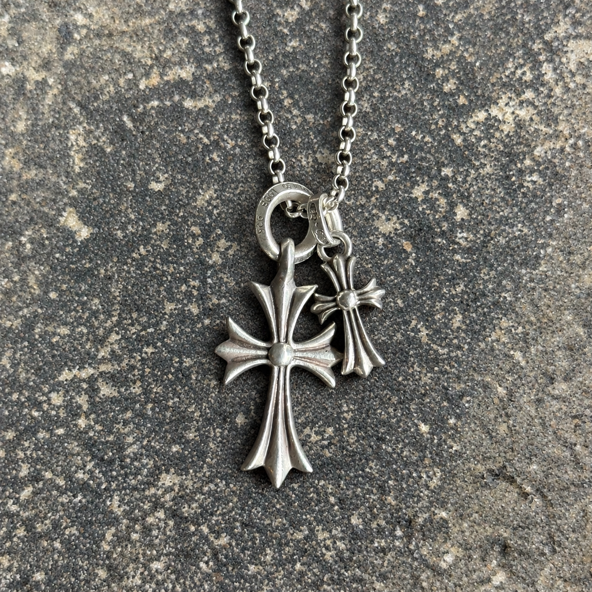 Chrome Hearts ‘Babyfat’ & ‘Mini Cross’ Stack