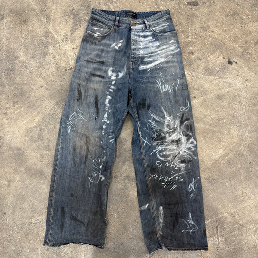 Balenciaga Graffiti Denim
