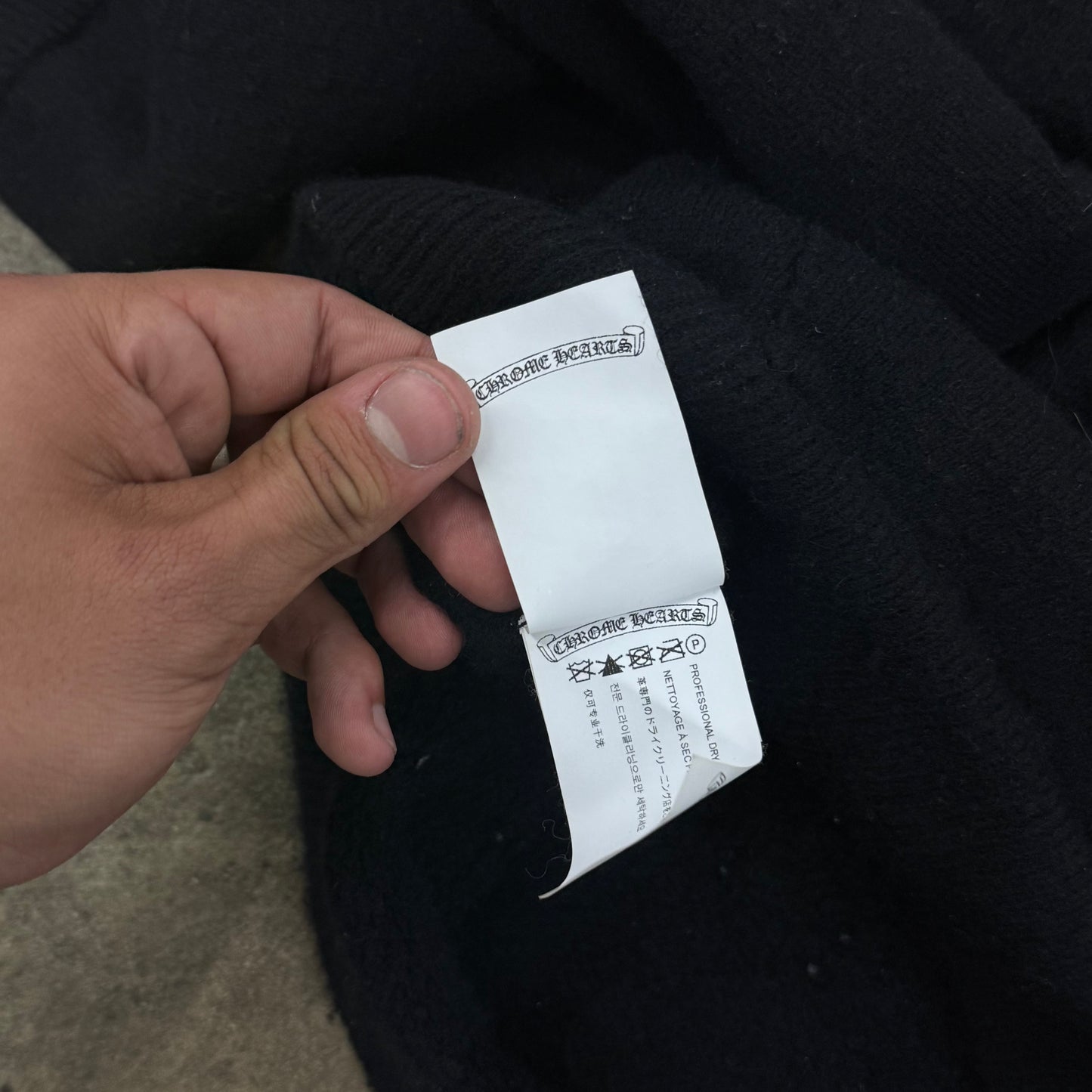 Chrome Hearts Cashmere Hoodie(L)