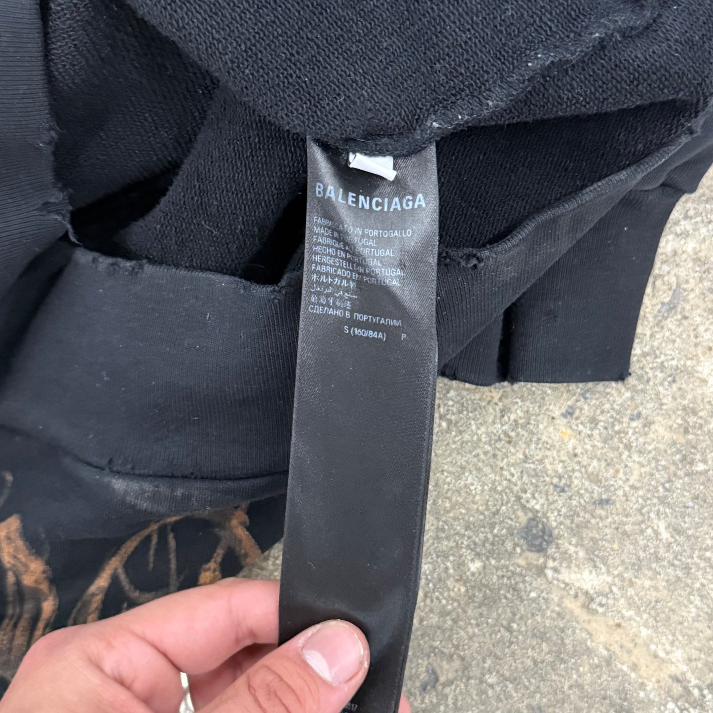 Balenciaga Dirty Metal Zipup