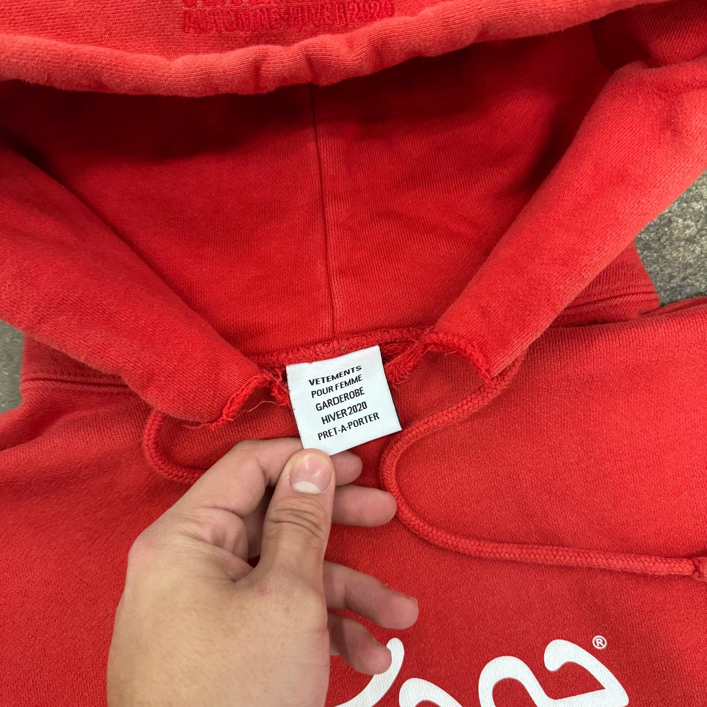 Vetements Sample Coke Hoodie