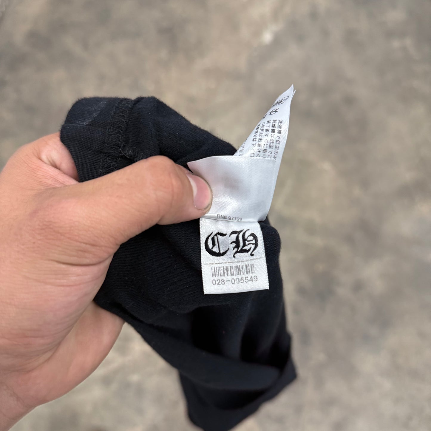 Chrome Hearts Scroll Neck tee