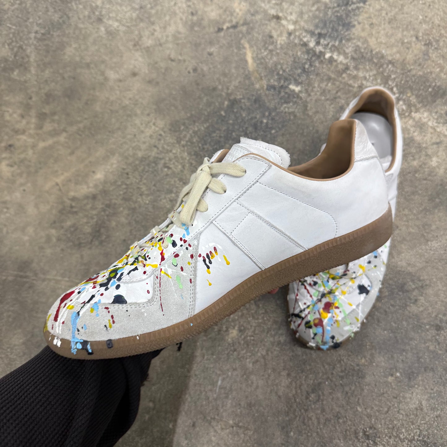 Maison Margiela White Splatter Paint GAT