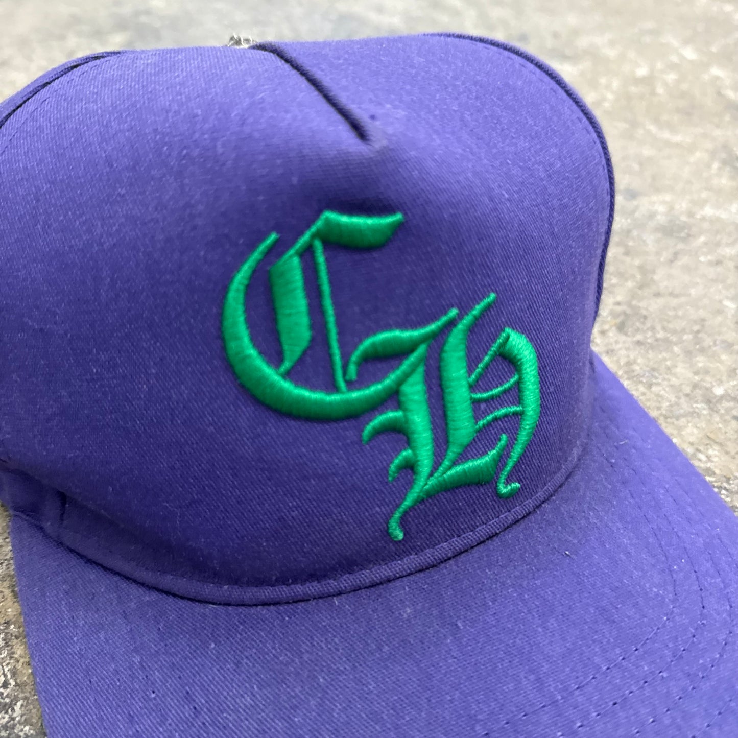 Chrome Hearts Purple ‘CH’ Hat