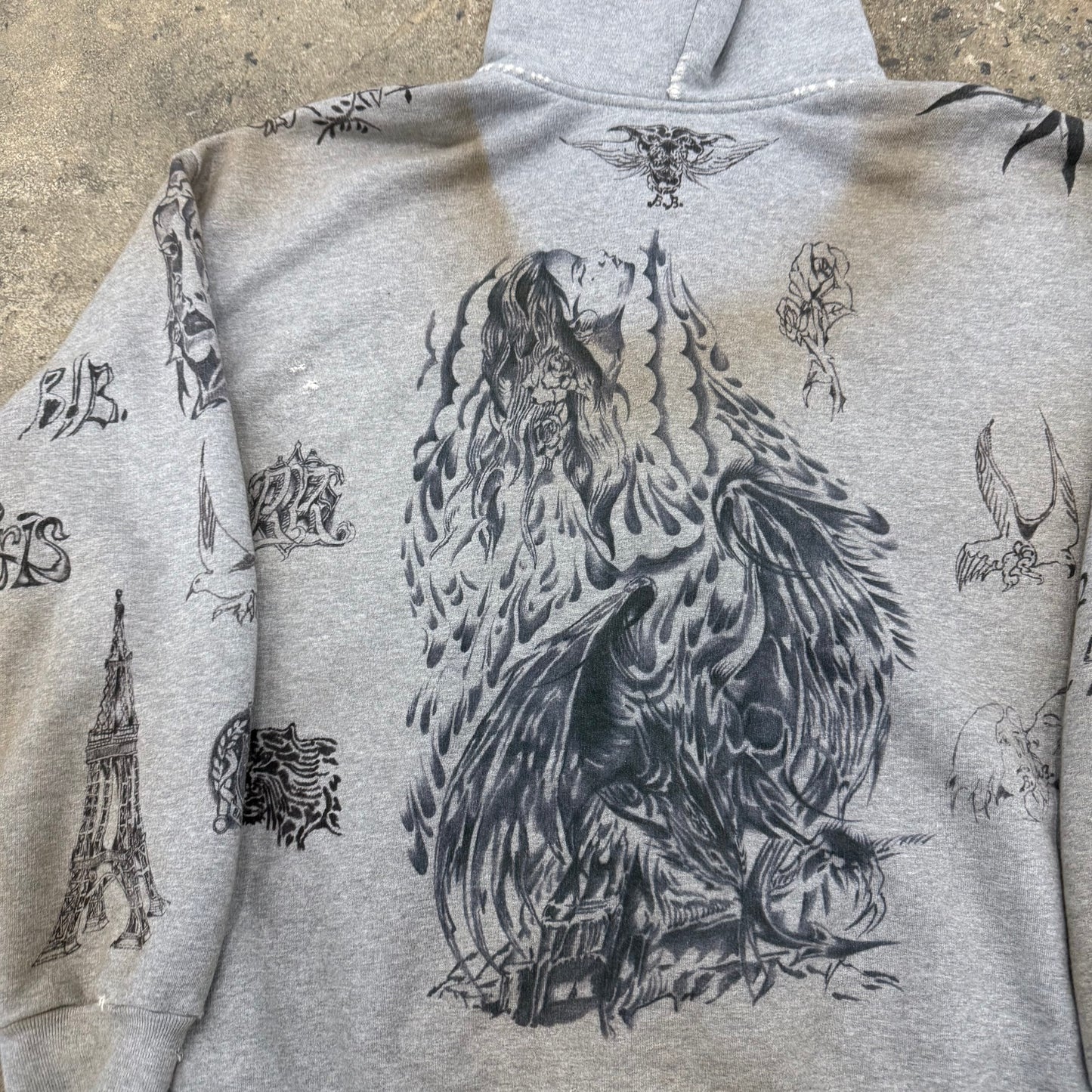 Balenciaga Tattoo Zipup