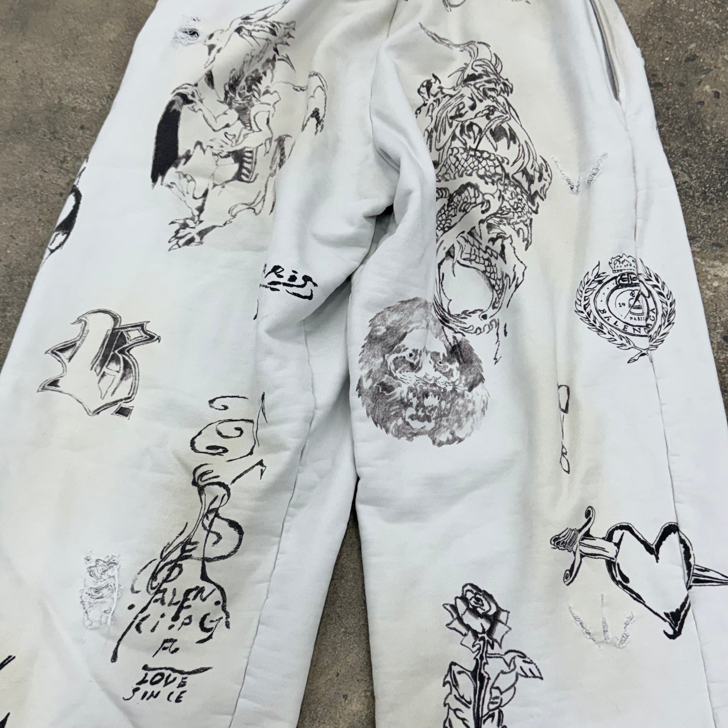 Balenciaga Tattoo Sweatpants