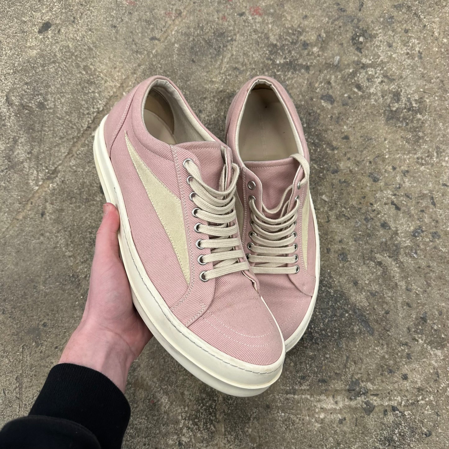 RICK OWENS Pink Vans(45)