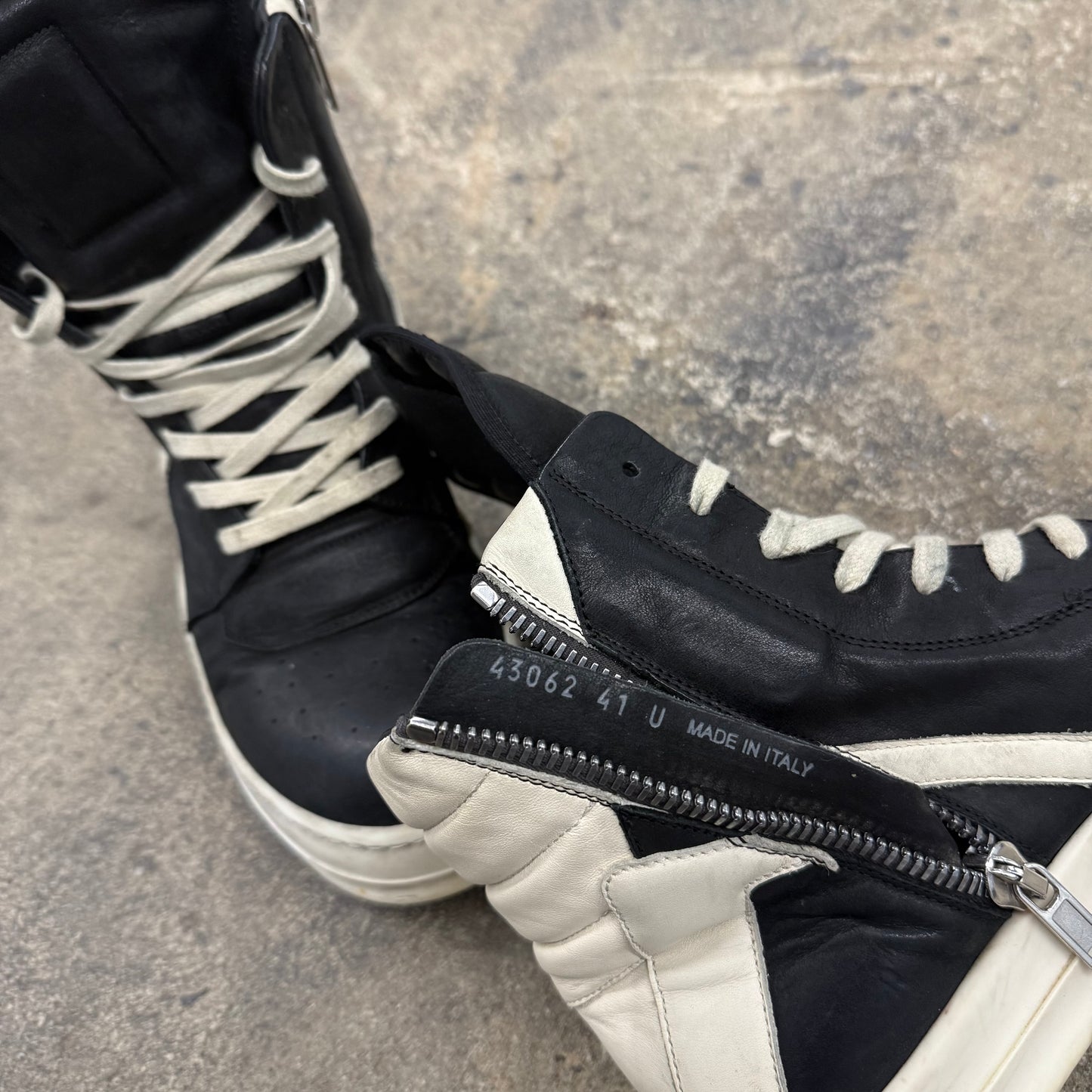 Rick Owens Oreo Geobaskets