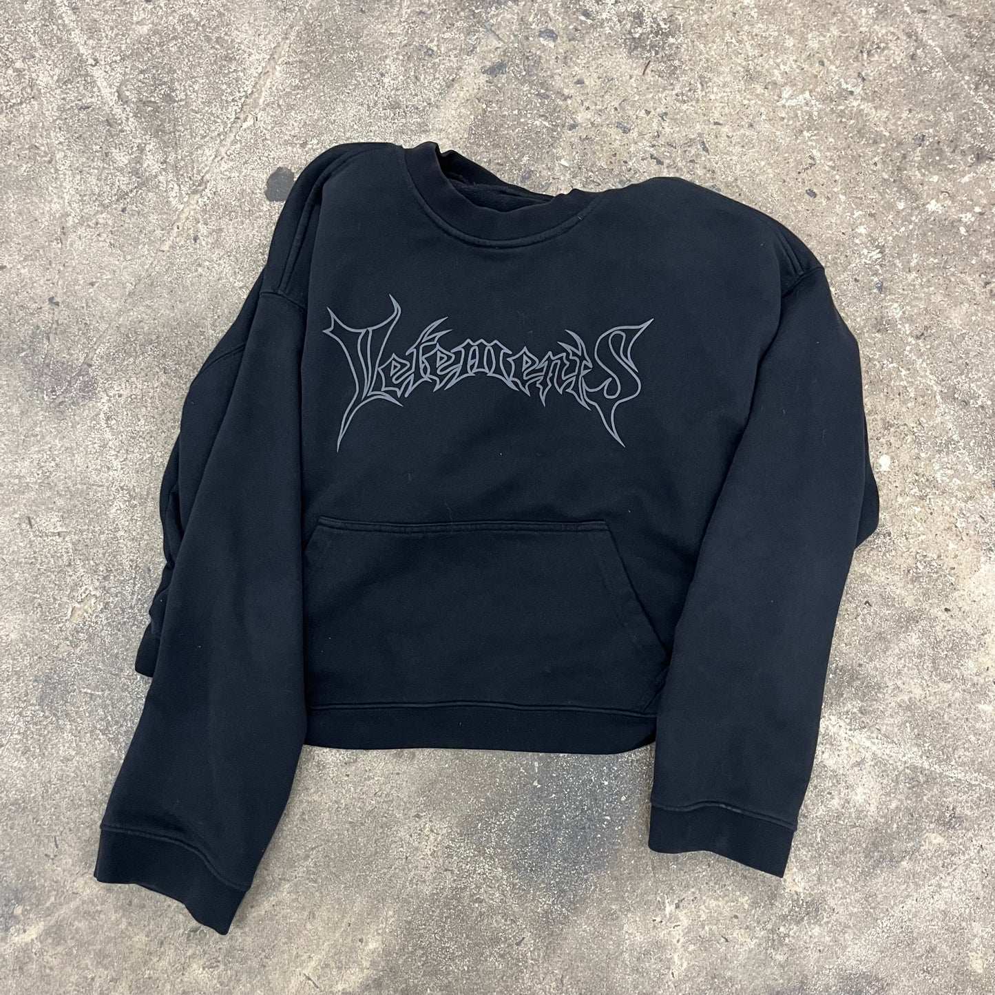 Vetements SS16 Metal Reversible Hoodie