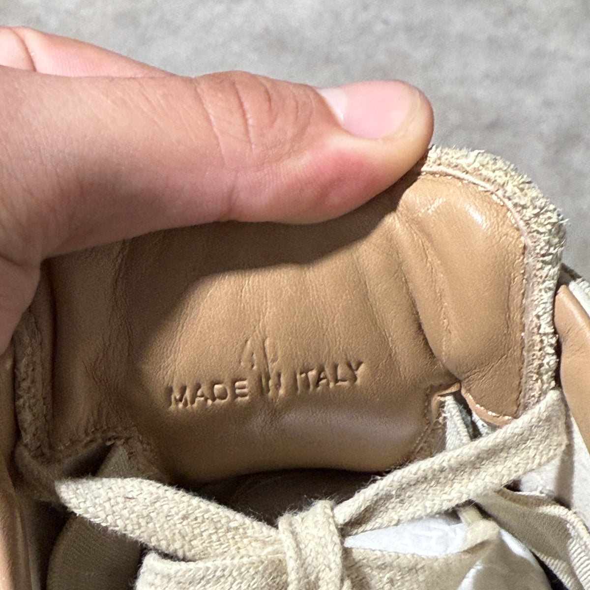 Maison Margiela ‘Beige’ Splatter Paint
