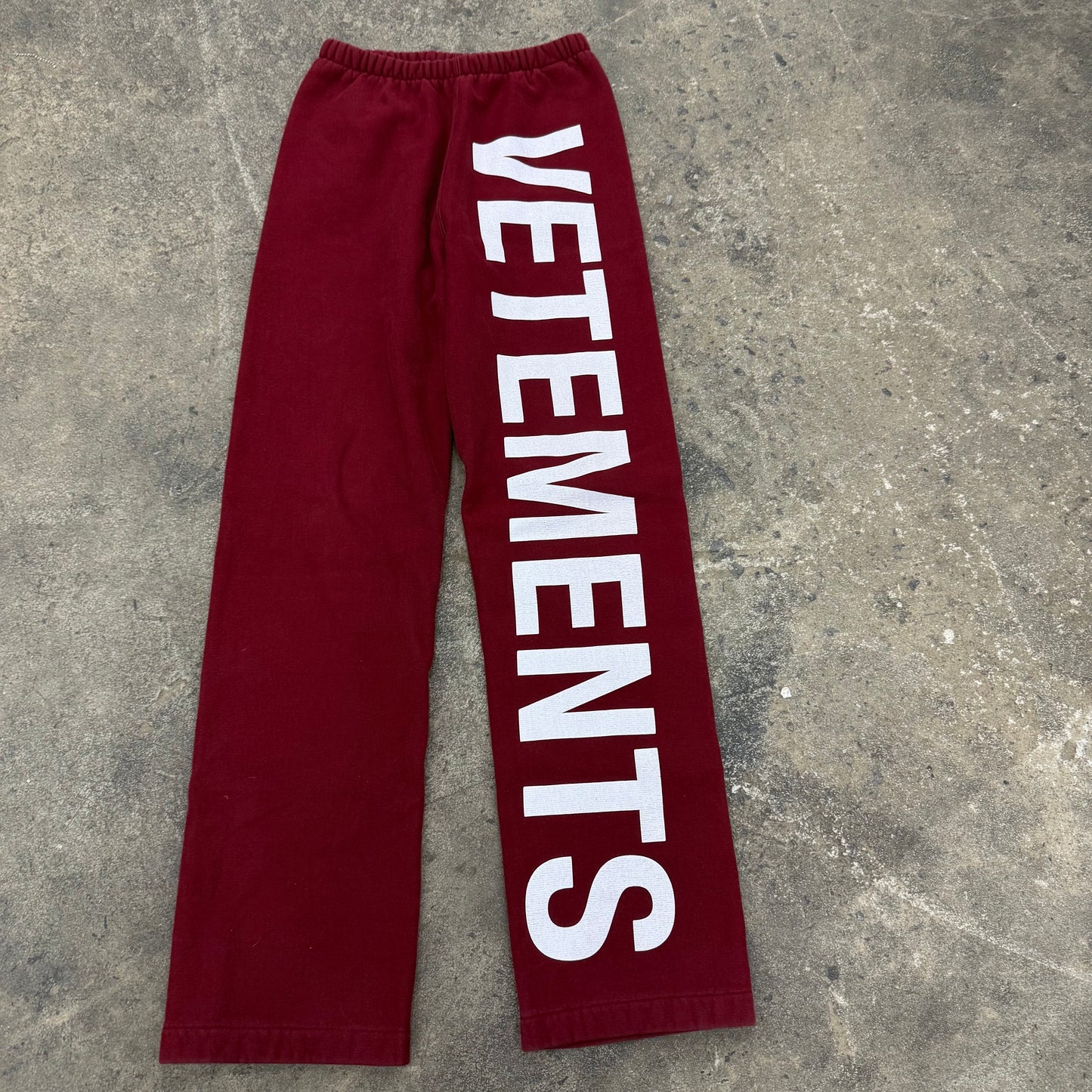 Vetements Spell Out Sweatpants
