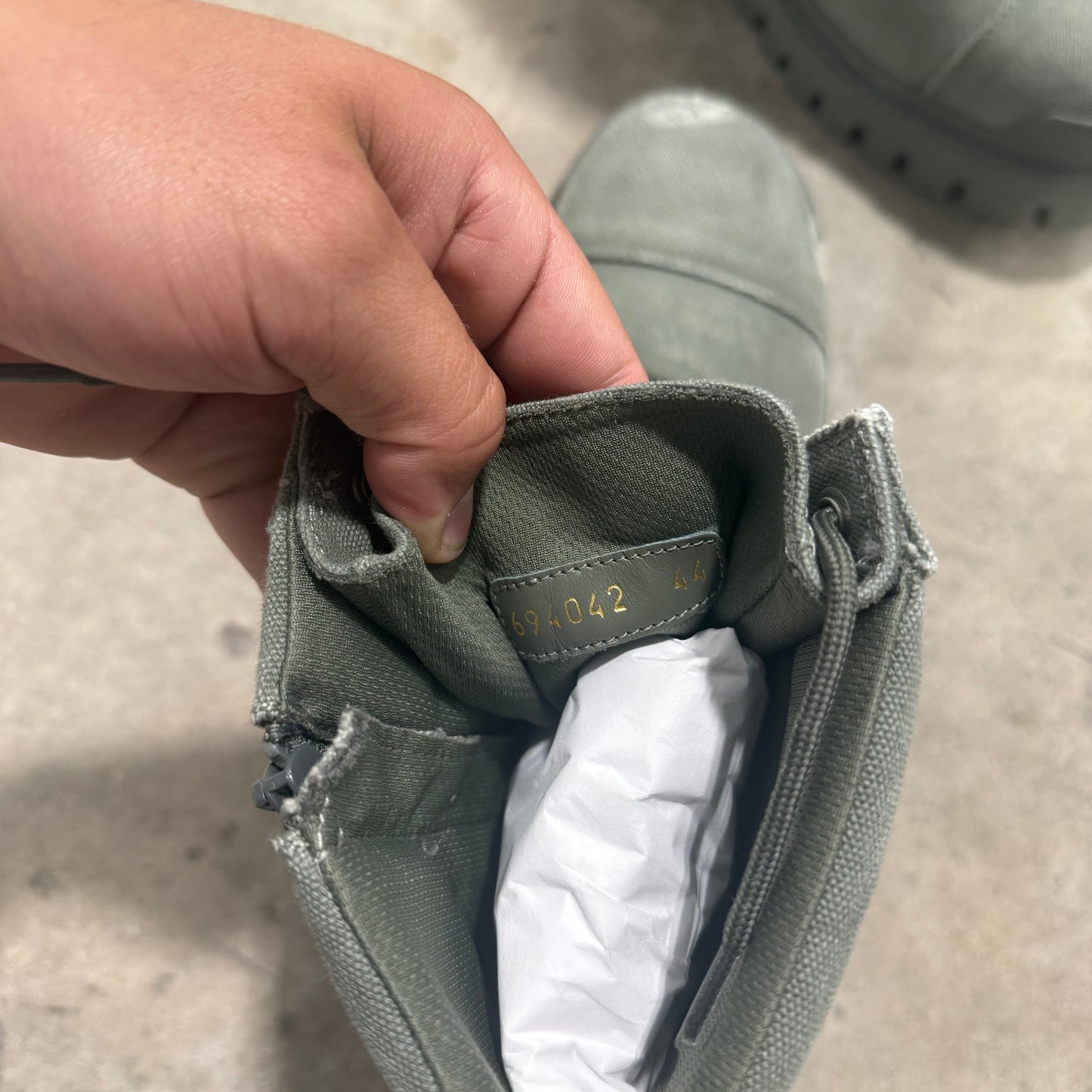 Balenciaga Distressed Strike Boots