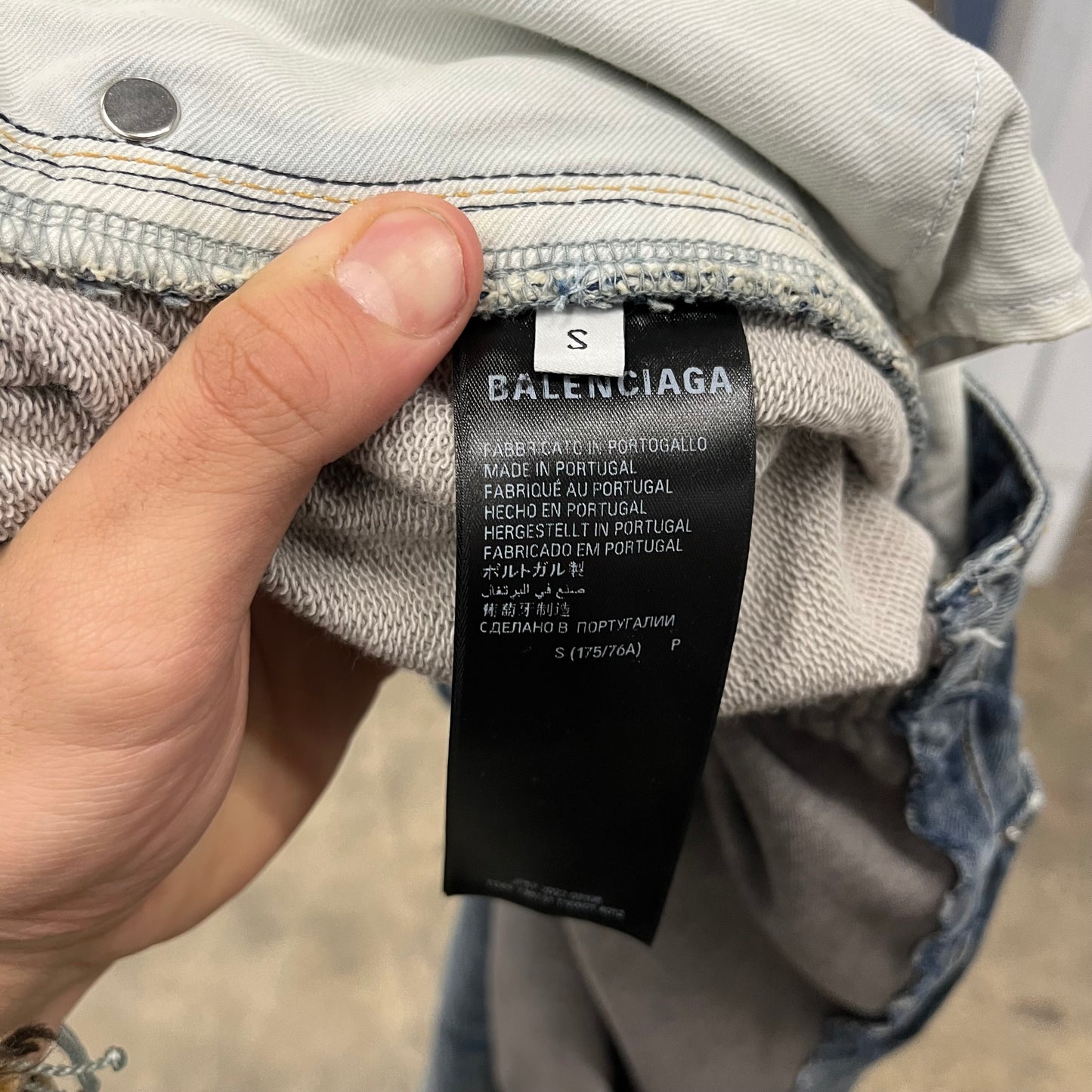 Balenciaga Hybrid Sweatpant Denim