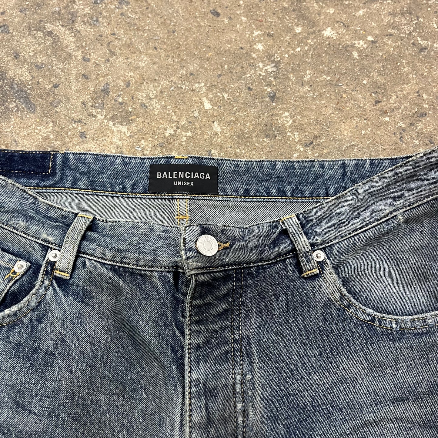 Balenciaga SS23 Oil Spill Denim