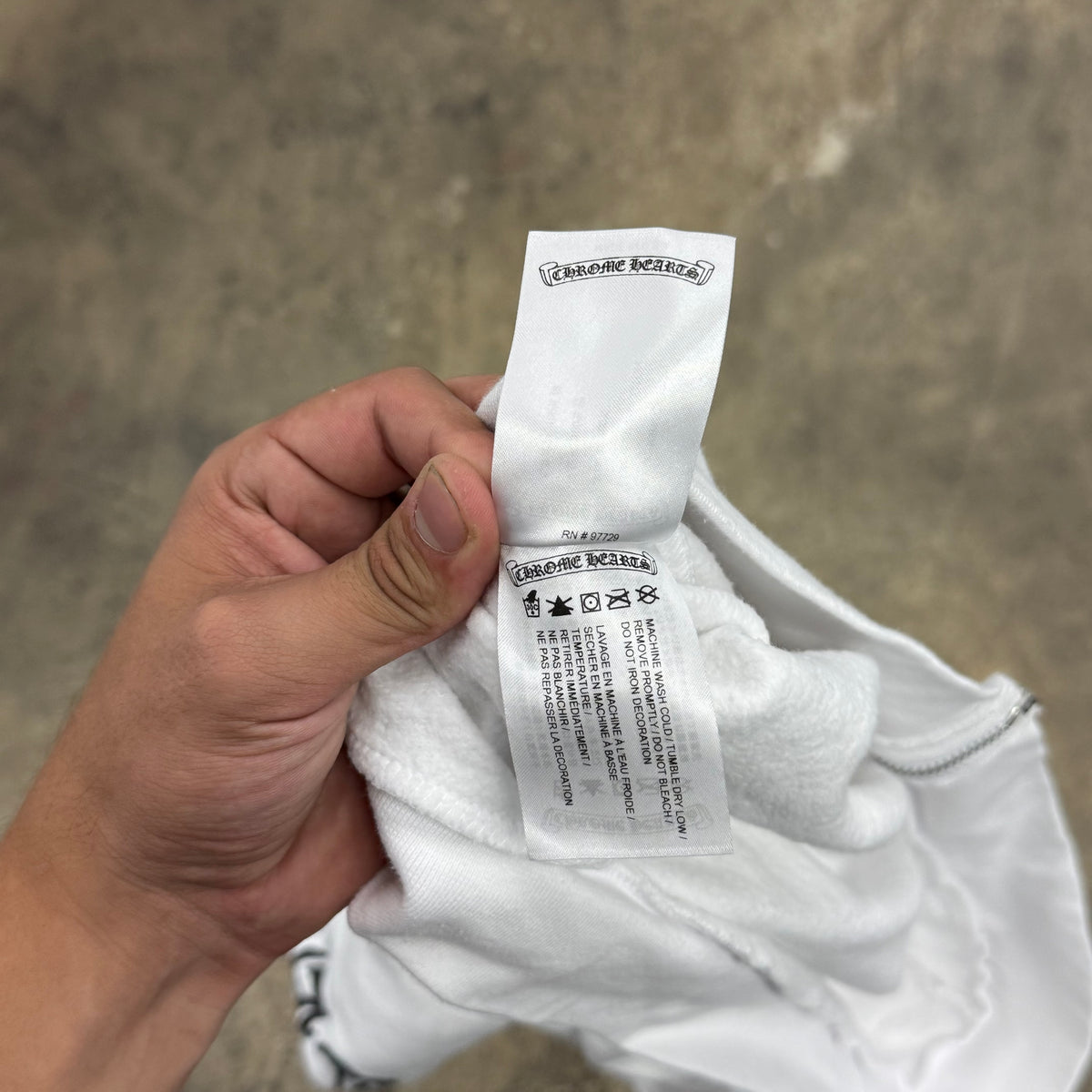 Chrome Hearts Script Zipup