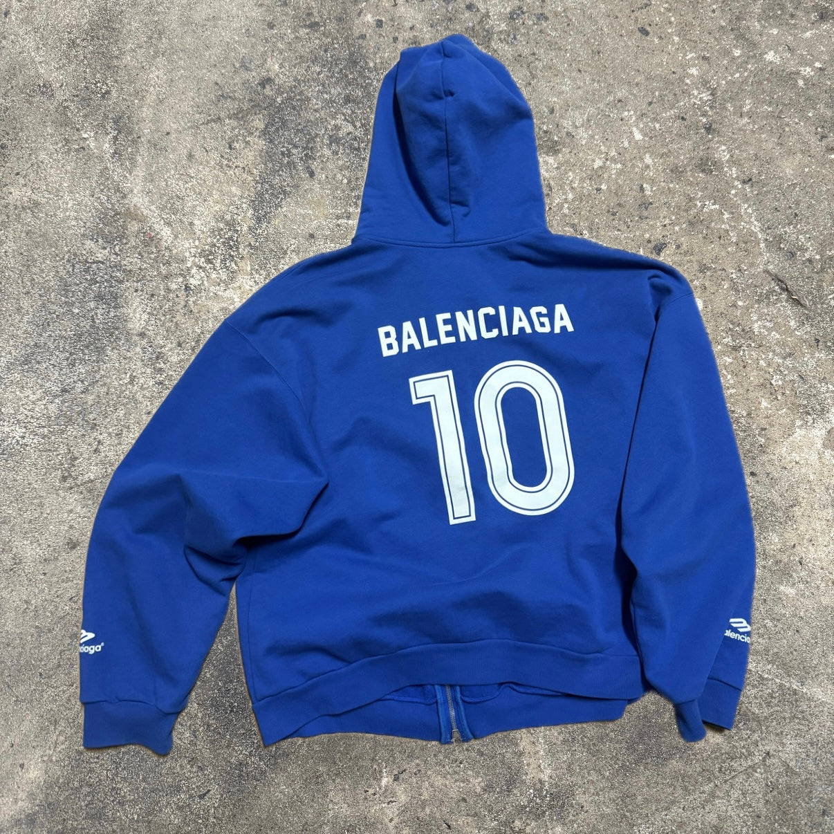 Balenciaga Blue Soccer Zipup