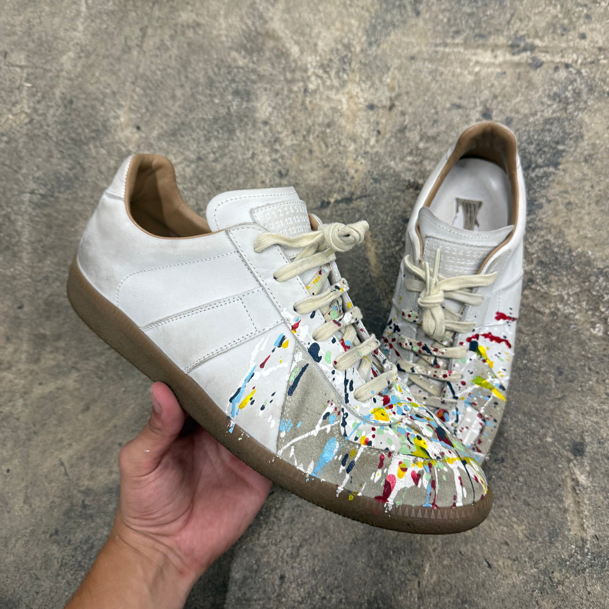 Maison Margiela Heather Splatter Paint GAT