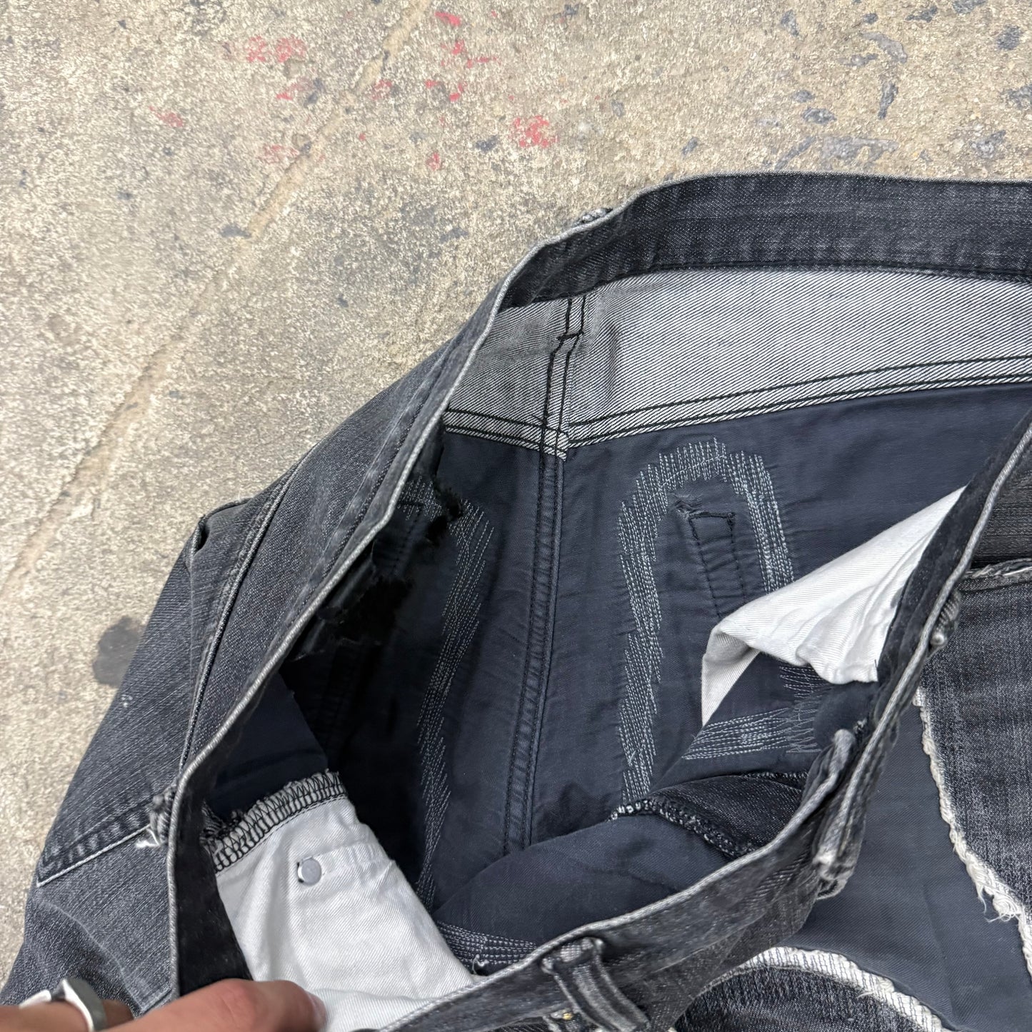 VLONE RUNWAY PALM TREE DENIM
