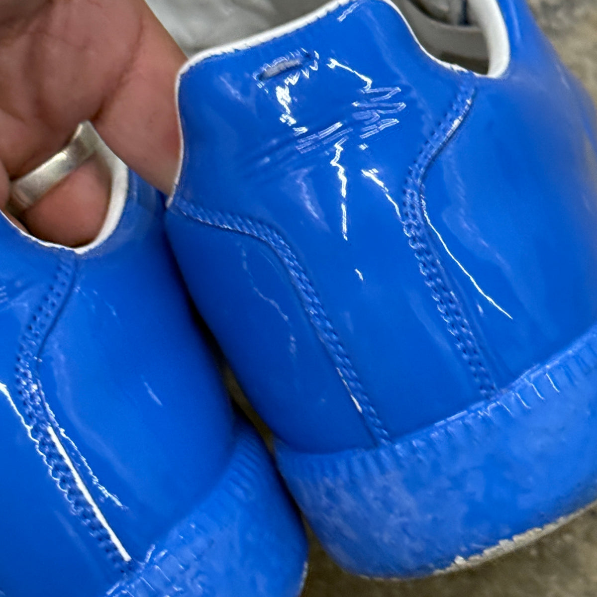 Maison Margiela Blue Patent Leather GAT