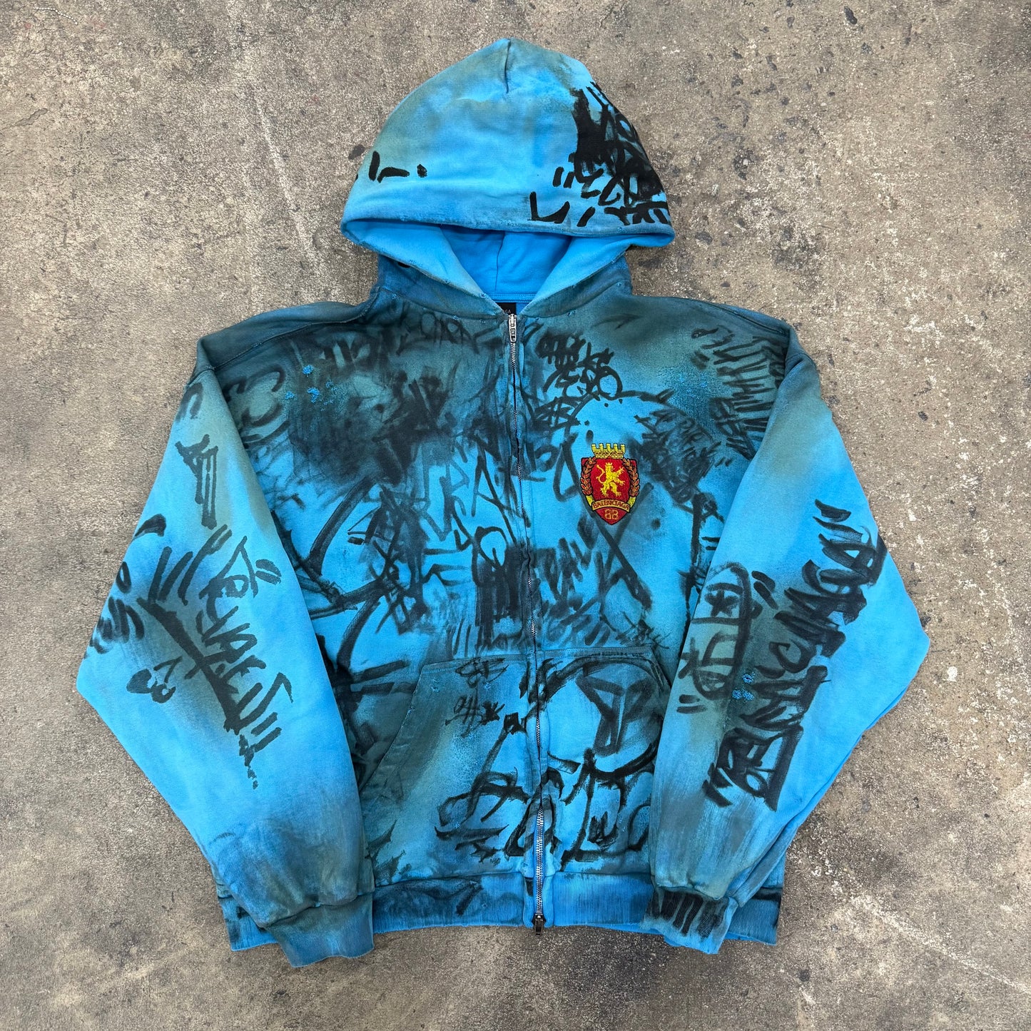 Balenciaga Graffiti Zipup