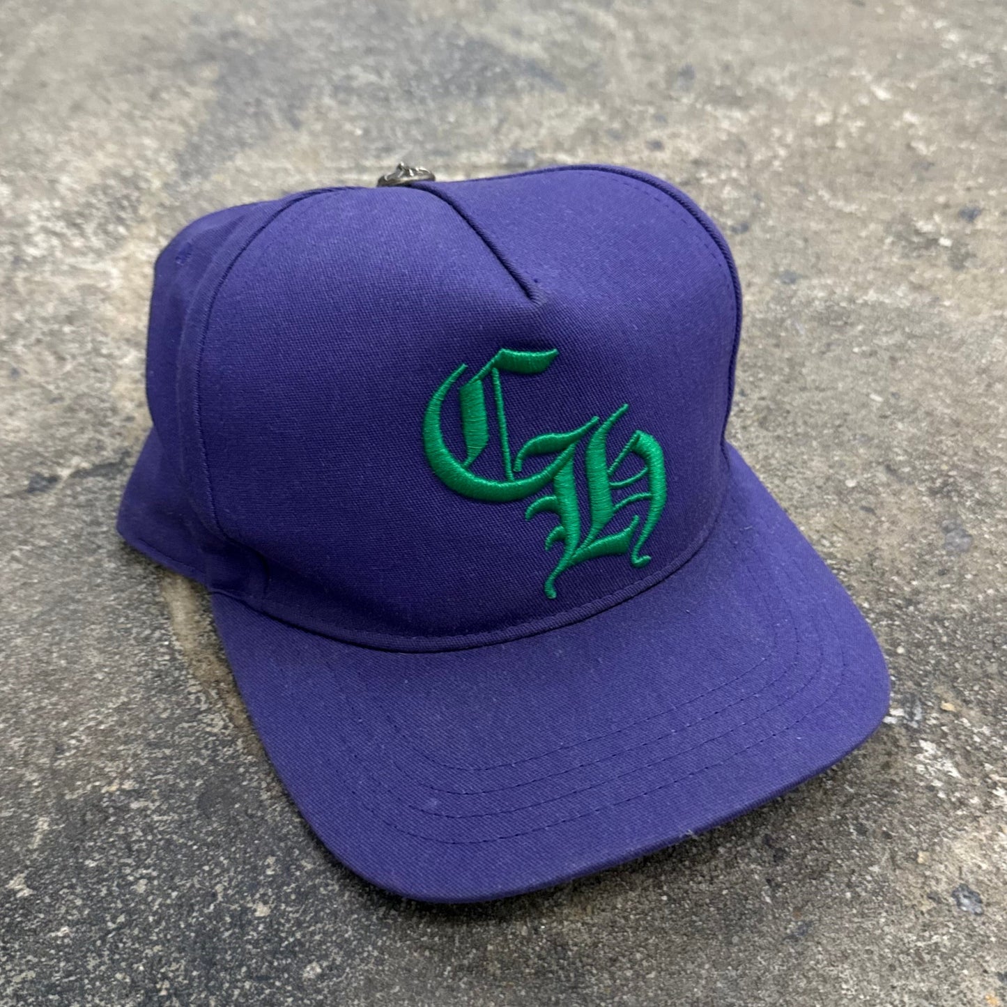 Chrome Hearts Purple ‘CH’ Hat