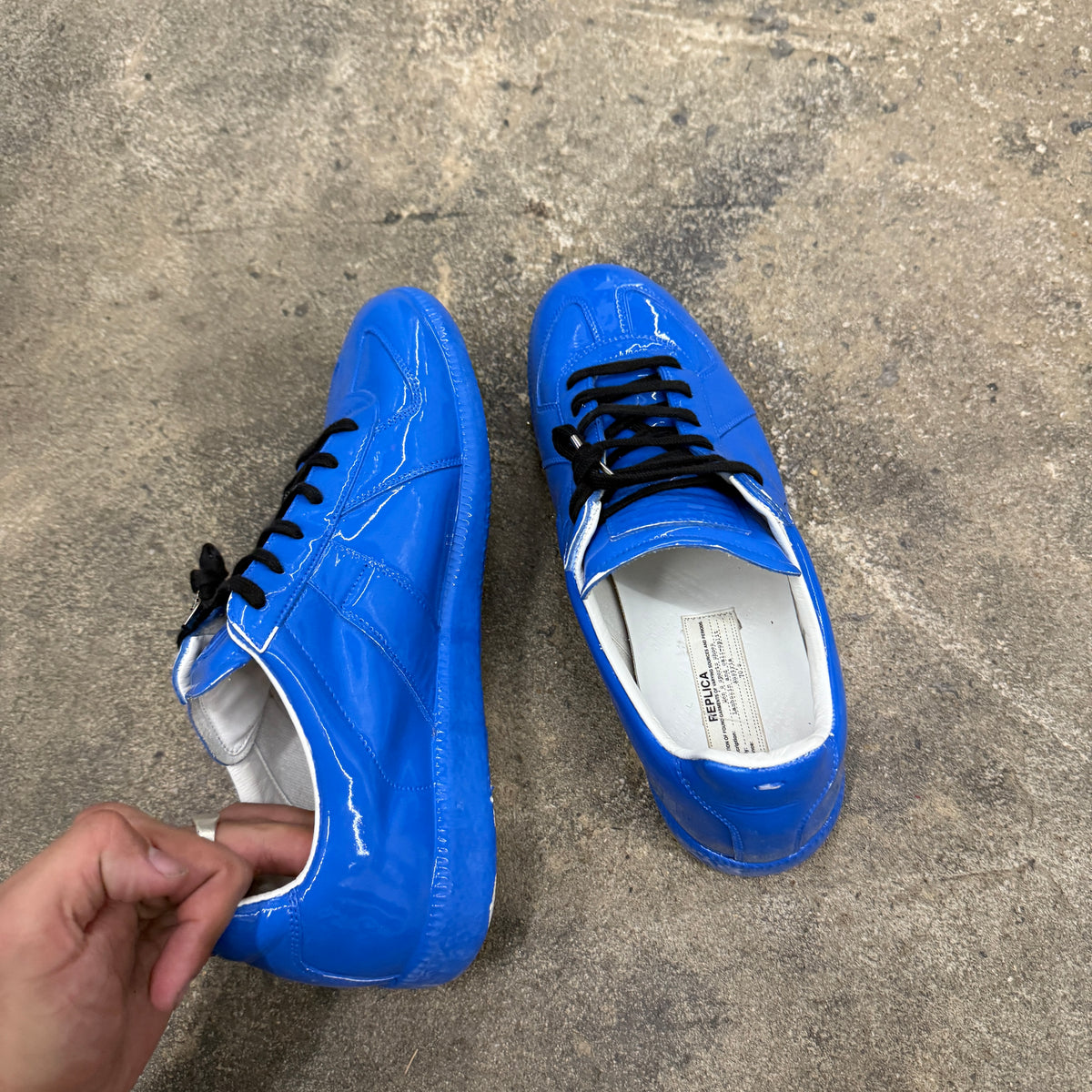 Maison Margiela Blue Patent Leather GAT