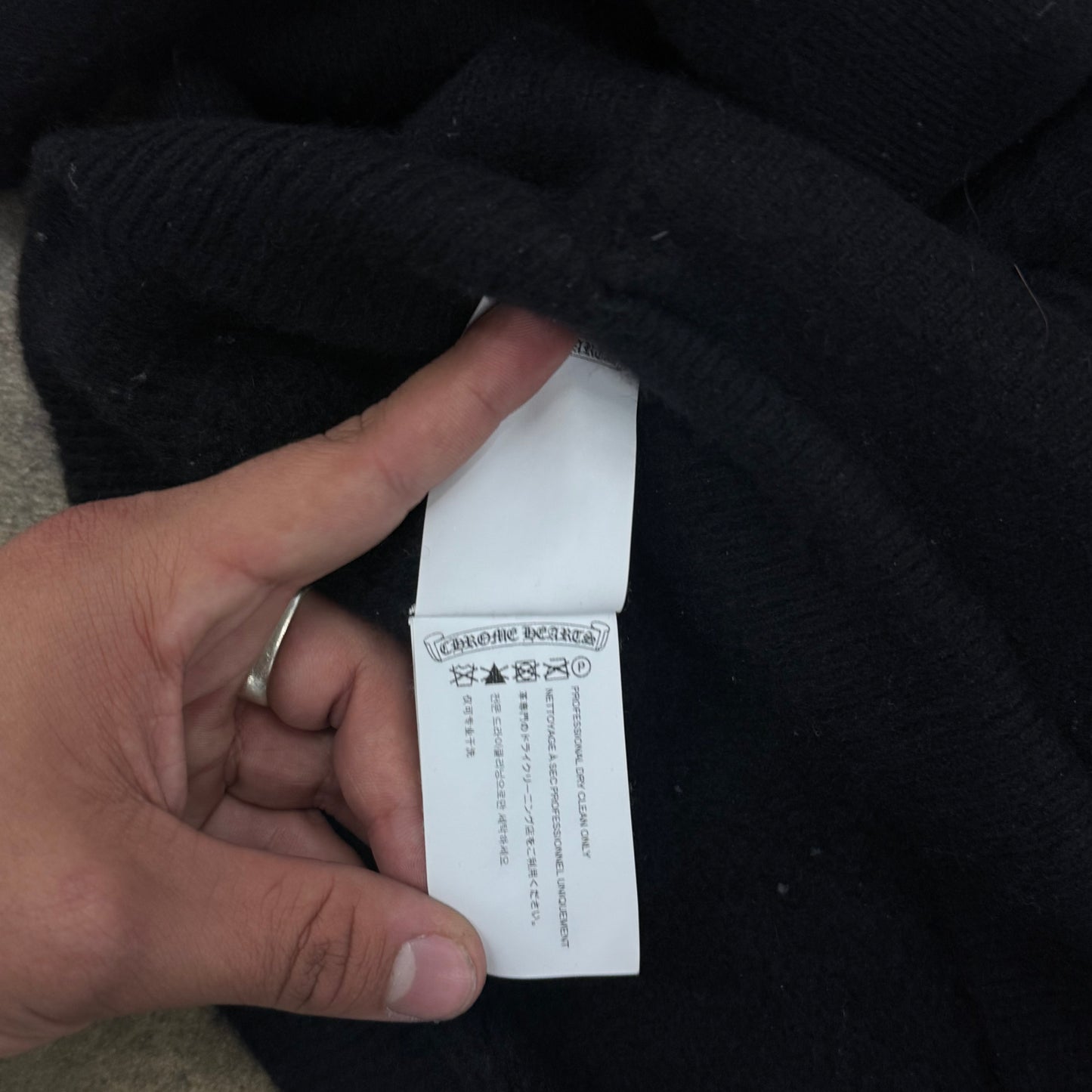Chrome Hearts Cashmere Hoodie(L)