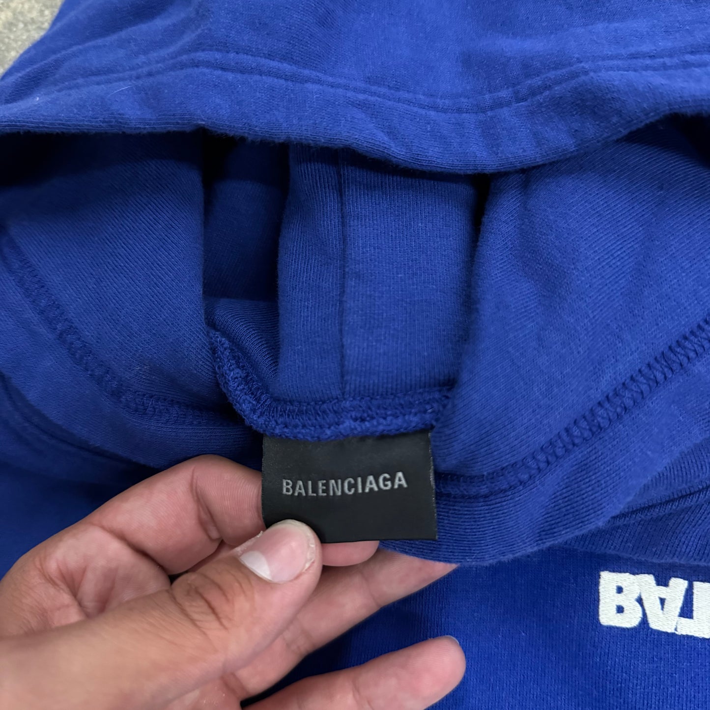 Balenciaga ‘Reverse Back Logo’ Hoodie