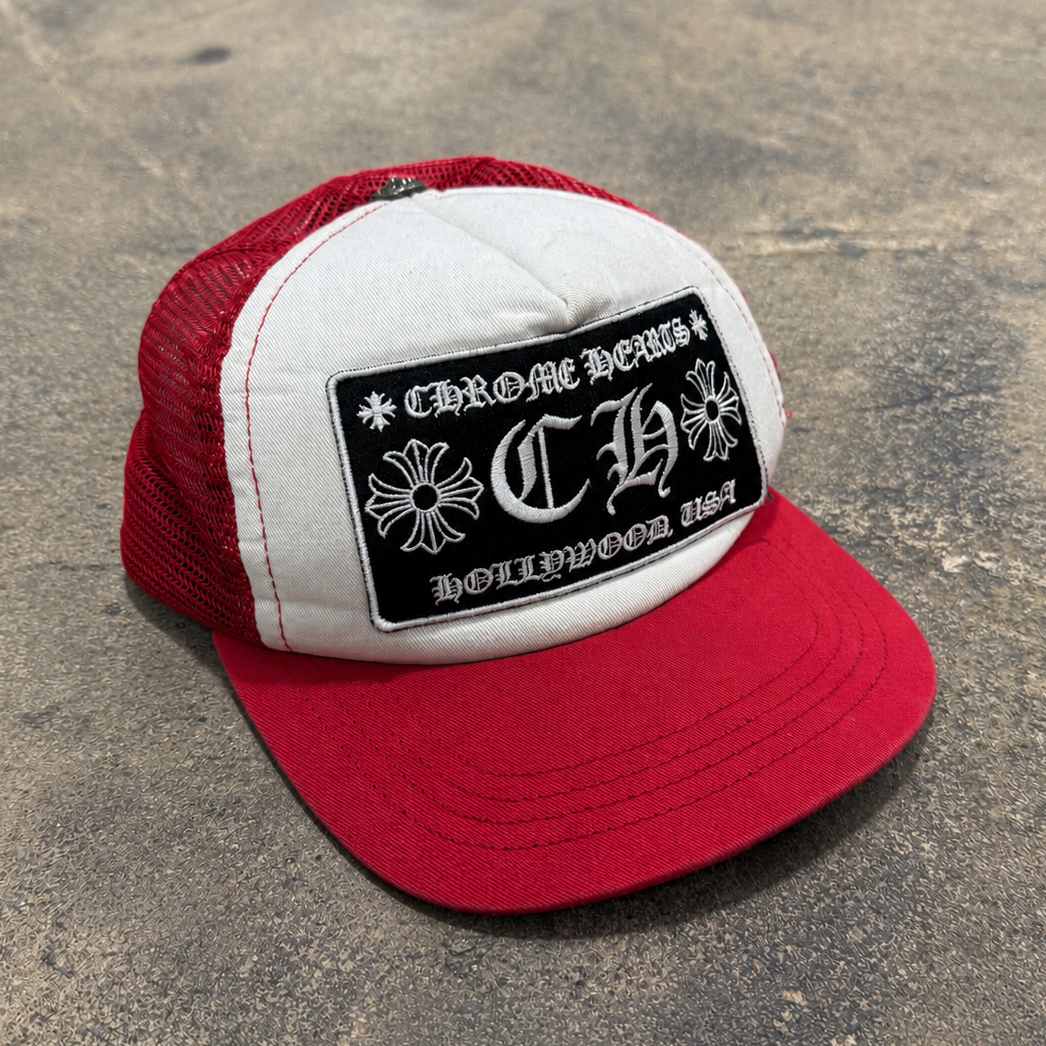 Chrome Hearts ‘CH’ Red Trucker