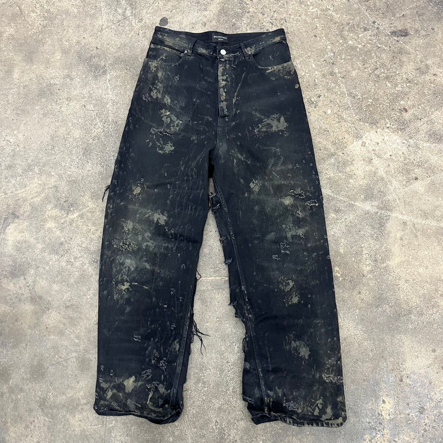 Balenciaga Destroyed Denim