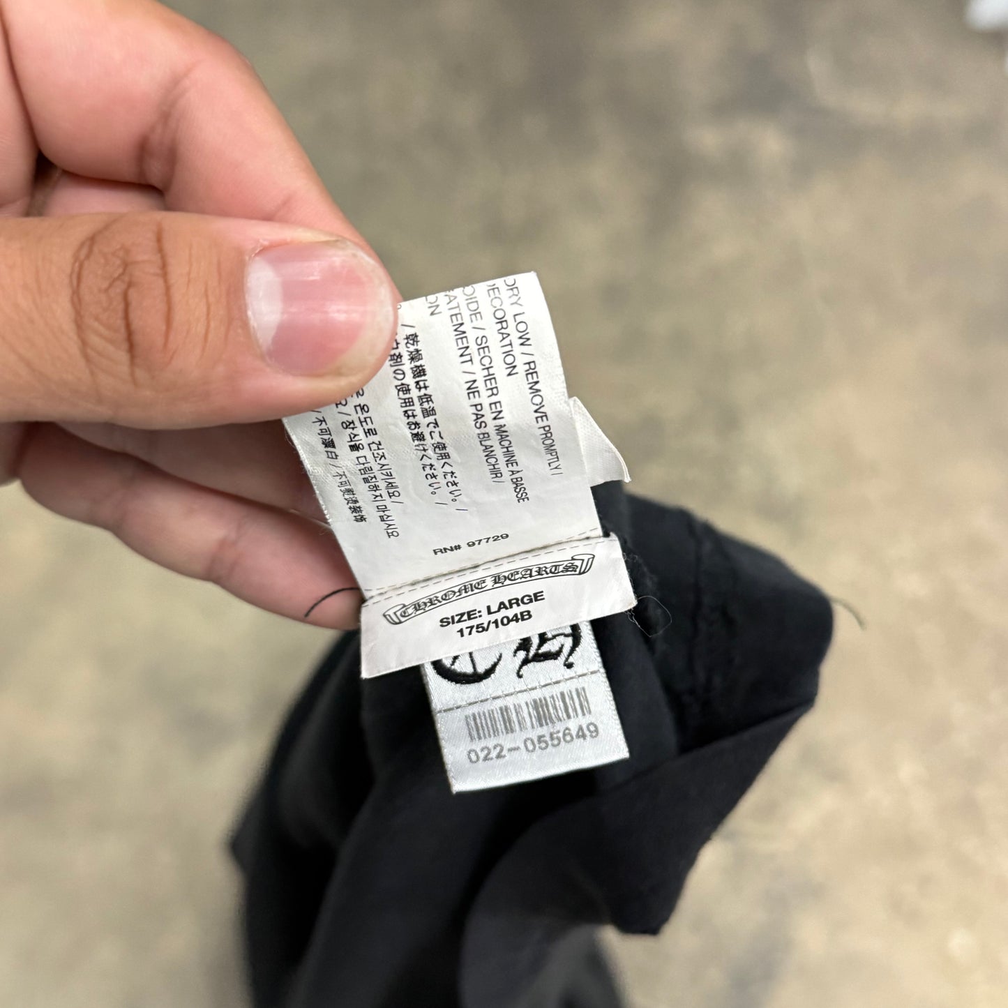 Chrome Hearts Flooded Cross Longsleeve
