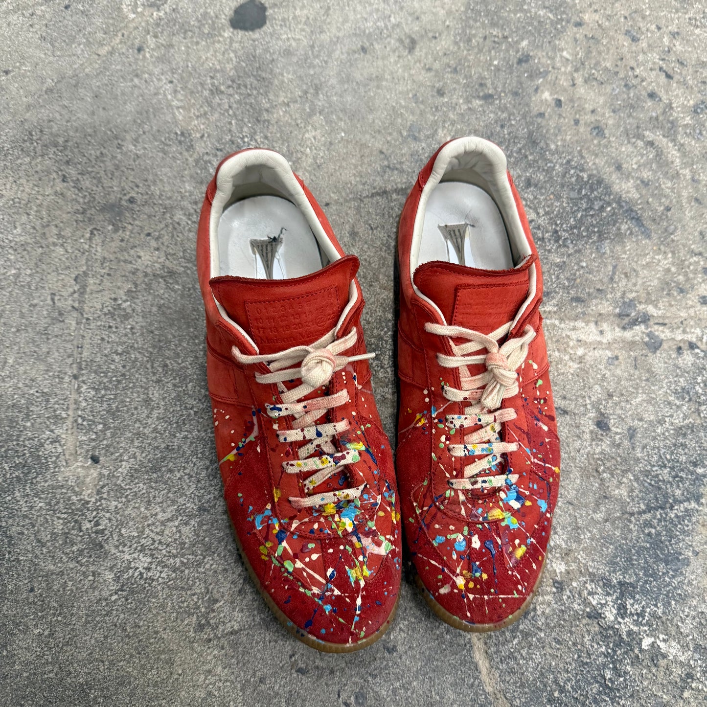Maison Margiela Red Splatter Paint GAT