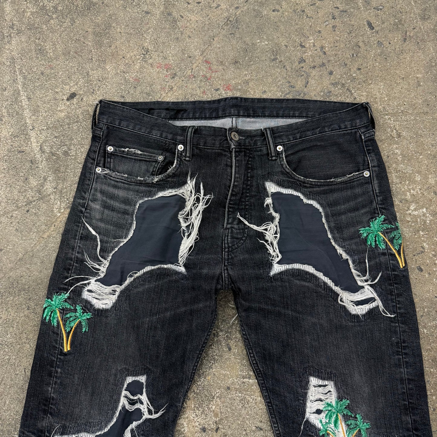 VLONE RUNWAY PALM TREE DENIM
