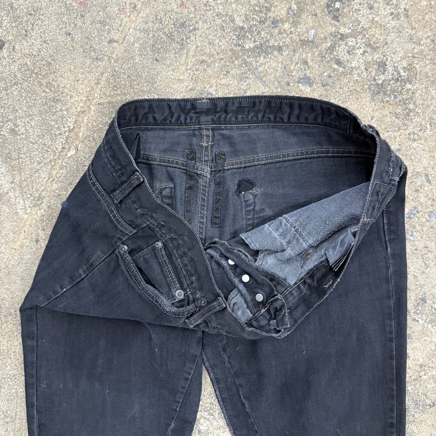 Rick Owens SS10 Dark Wash Detroit Denim