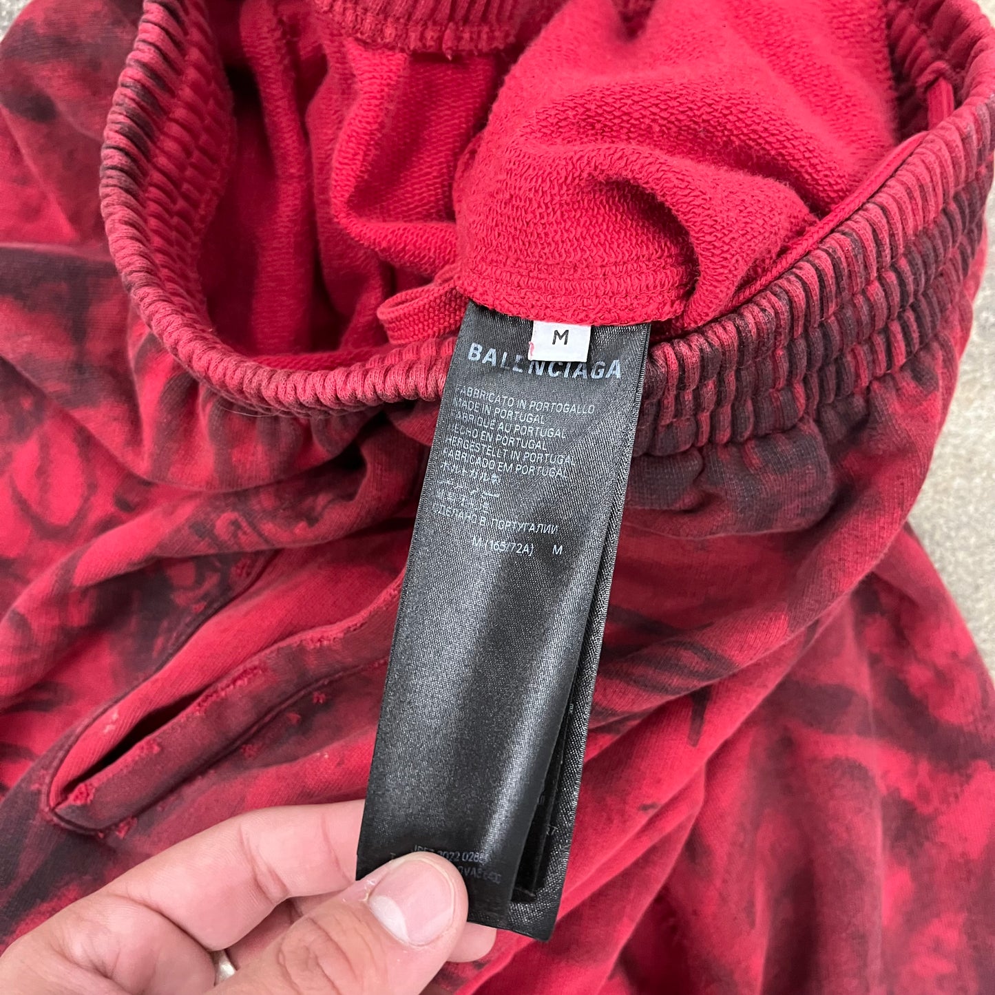 Balenciaga Red Skater Graffiti Skater Sweats