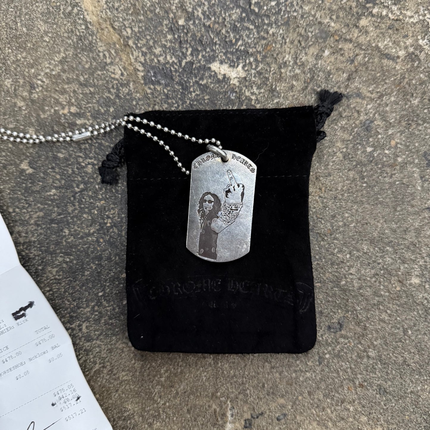 Chrome Hearts ‘Richard Stark’ Dogtag