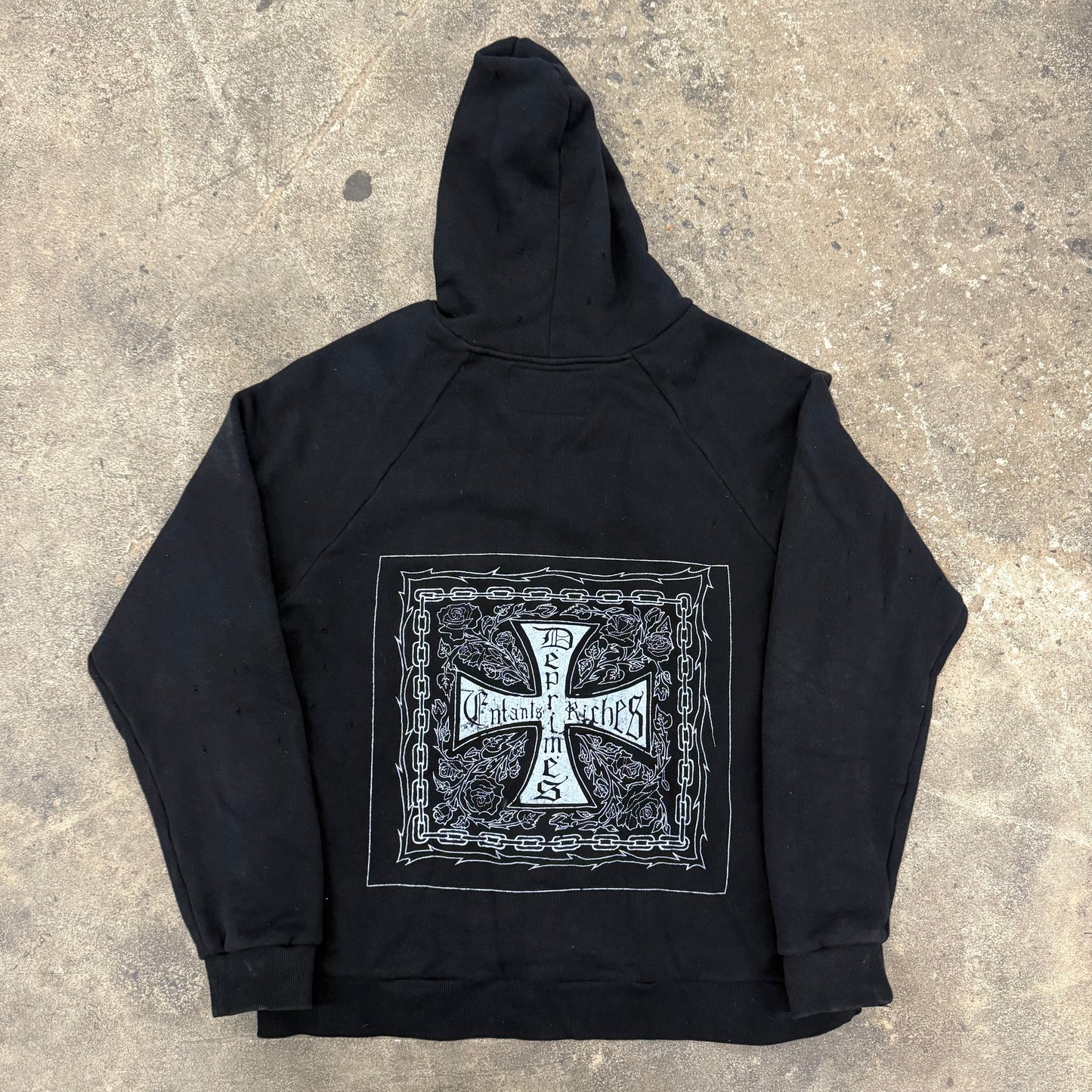 ENFANTS RICHES DEPRIMES IRON CROSS Hoodie