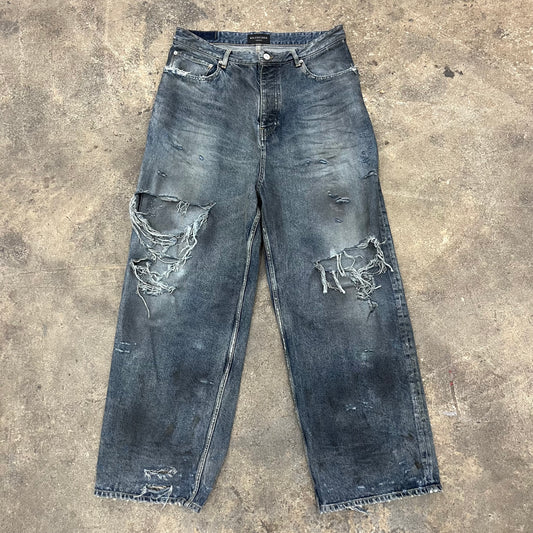 Balenciaga SS23 Oil Spill Denim